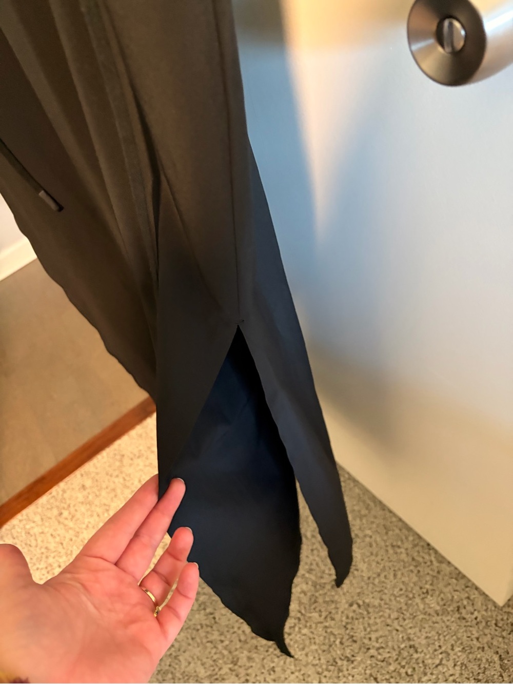 Athleta Marlow Maxi Dress, Black, Size L - Picture 5 of 7